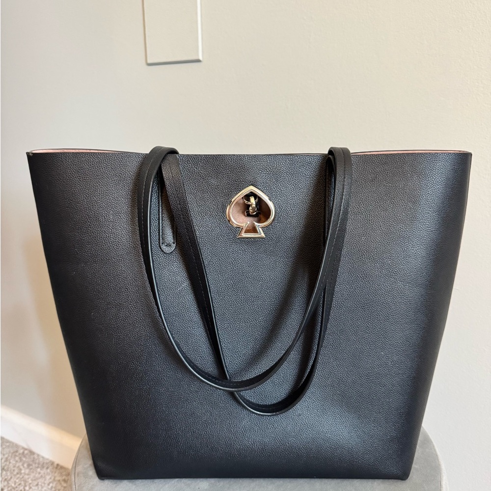Kate Spade Black Leather Tote